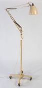 Herbert Terry Angle-Poise standard lamp. 205cm tall when fully extended.