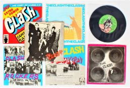A collection of The Clash 7" singles. The Clash – Remote Control ( CBS 5293 , UK, 1977) / Clash –