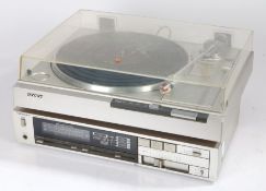 Sony stereo turntable, PS-LX22, Technics stereo integrated amplifier, SU-Z35 (2)