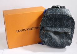 Louis Vuitton Monogram Pastel Noir canvas discovery backpack, housed in original box