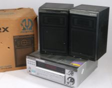 Pioneer Audio/Video multi-channel receiver VSX-D814, pair of Pioneer S-222 speakers in original