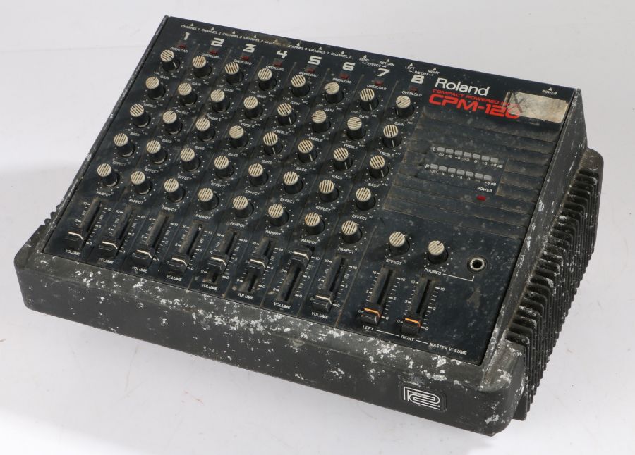 Roland compact powered mixer CPM-120, with eight channels