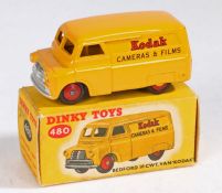 A boxed Dinky Toys No. 480 Bedford 10 CWT. Van 'Kodak'