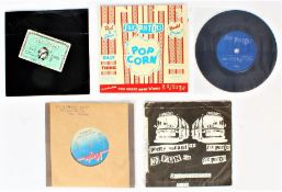 A collection of Sex Pistols 7" singles -The Great Rock 'N' Roll Swindle ( VS 290 , purple