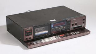 Awia R550 stereo cassette player deck, cassette recorder with Photo-reflector reverse sensor