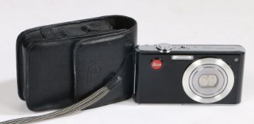 Leica C-LUX 3 camera in black with travel case