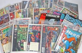 A collection of mostly 80s/90s comics, mostly in mint condition. To include Gen 13 Issue 33 SEP