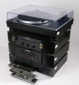 Marantz integrated amplifier PM6005, Marantz CD player CD6003, Onkyo DAB/FM radio, Audio Technica