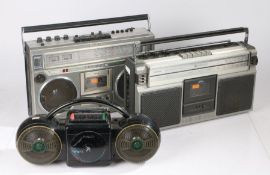 Toshiba Auto Reverse 8560 portable radio/cassette player ghetto blaster, Ferguson 3T13 portable
