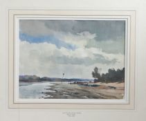 Edward Brian Seago RBA, ARWS, RWS (British, 1910-1974) 'Low Tide, Orwell' signed (lower left),