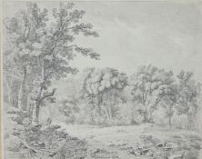 Hugh 'Grecian' Williams (British, 1773-1829) Tress with Glade, 'At Kirkwall 1802, Scotland'