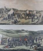 After Claude L Nursey, drawn on stone by J H Lynch 'Encampment of the First County Battalion of