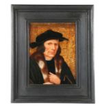 Follower of Quentin Massys (Louvain c.1465 - Antwerp 1530) Portrait of a Man, bust length, in a