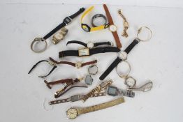 Collection of various ladies and gentleman's wristwatches, to include Le Cheminant, Sekonda, a