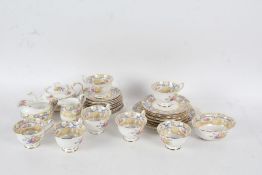 A Royal Albert "Valentine" twenty nine piece tea set, consisting of cups saucers plates etc (29)
