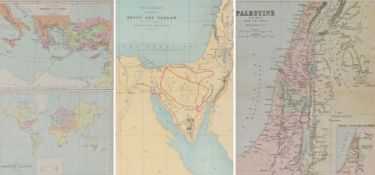 George Philip & Son: Map of Palestine, together with two further maps (3)