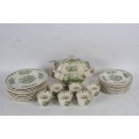 A Large collection of Masons Ironstone "Fruit Basket" pattern part dinner service (Qty)