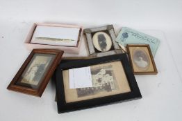 Collection of ephemera, to include old photo's, The Laws of Cricket, WW1 sweetheart card,