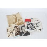 Collection of autograph's, to include Howard Keel, Dirk Bogarde, Billy Butlin, Richard Attenborough,