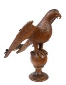An impressive carved oak eagle lectern, Dutch, circa 1700 Typically modelled with outstretched