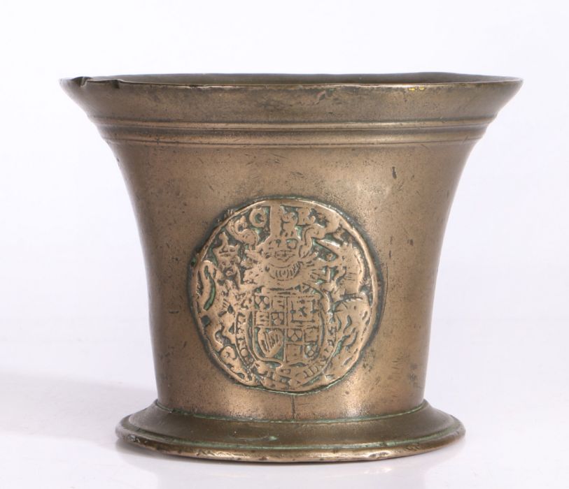 A late 17th century bronze mortar, Gloucestershire, attributed to Abraham Rudhall I (fl.1684-1718) - Image 6 of 6