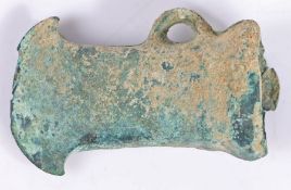 A Bronze-Age socketed axe head, Circa, 1000 B.C Socketed with loop and arched head, 7cm long