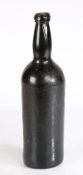 A 19th century sealed bottle With cork, bulbous-shaped neck and cylindrical body, 37cm high