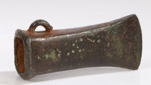 British Bronze age axe head, circa 800 - 700 BC, 10.5cm long