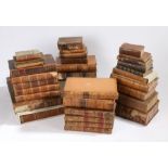 Collection of antiqurian books and fine bindings, to include four volumes of Granger's History of