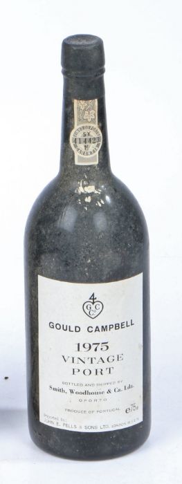 Gould Campbell 1975 Vintage Port, bottled and shipped by Smith, Woodhouse & Co., one bottle