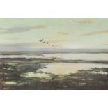 Sir Peter Markham Scott, CH, CBE, FRS, FZS, (British, 1909-1989) Geese in Flight signed in pencil (