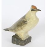 Robert Aberdein (British,b.1963) Green Woodpecker signed to base, painted ceramic 20cm high