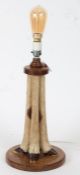 Taxidermy Deer leg table lamp, 58cm height