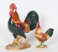 A Beswick pottery model of a Leghorn (No 1892) and a further Beswick model (2)