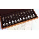 The Royal Society for the Protection of Birds silver spoon collection, consisting of twelve
