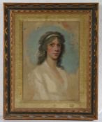 British School, Circa 1800, Portrait of Katherine Grogan, wife of Sir Jonah Barrington, a study