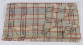 A Welsh blanket, chequered design, 165cm x 200cm approximately