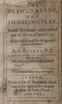 Richard Sibbes, The Bruised Reede and Smoking Flax, London, R Dawlman, 1631. Second edition