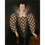 After Marcus Gheeraerts the younger, circa 2000, Mary Rogers, Lady Hetherington, three quarter