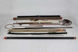 A collection of early 20th Century and later fishing equipment, to include a Sowerbutts & Son "The