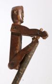An automaton depicting an acrobatic figure, 77cm high max - 04.07.23-T/FER TO STOWMARKET