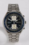 A Seiko chronograph automatic 6138-0030 "Kakume" stainless steel gentleman's wristwatch, the