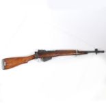 British .303 Lee Enfield No.5 Mk I Rifle, Serial Number 4683, broad arrow marks to butt, barrel