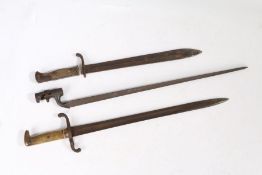 German M1871 Sword Bayonet by the maker Alex Coppel, Solingen, maker stamped to one side of ricasso,