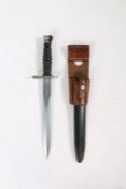 Swiss Stgw 57 Knife Bayonet, marked to the maker Waffenfabrk Bern to one side of the ricasso, serial