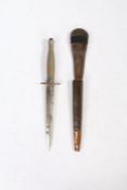 What appears to be a Second World War Fairbairn Sykes 3rd Pattern Fighting Knife that has had