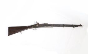 Short 3 Band Percussion Rifle by Joseph Bourne & Son, London & Birmingham, export rifle no