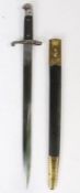 British Pattern 1887 Mk3 Sword Bayonet by the Wilkinson Sword Company, blade marked to one side with