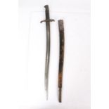 British Pattern 1856/58 Yataghan Sword Bayonet by the German maker Weyersberg,Kirschbaum & Cie,