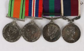 Royal Air Force group of medals, Defence Medal, 1939-1945 British War Medal, 1918 General Service